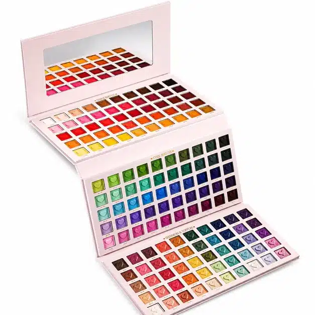 Professional Rainbow Multi Color Eyeshadow Palette Book Set